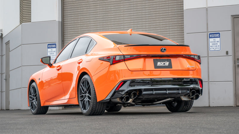 Borla 11981BC - BOR11981BC - Borla 15-24 Lexus RC F Axle-Back Exhaust System S-Type - Black Chrome - Shipped in Europe - Tuningsupply.com