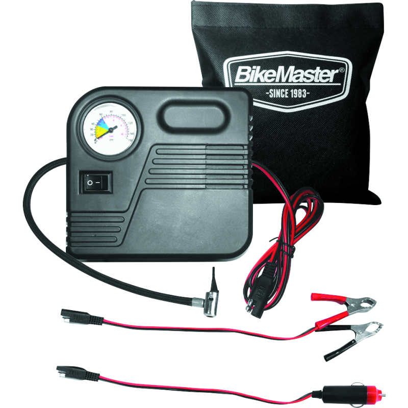 BikeMaster 150928 - BKM150928 - BikeMaster Mini Air Compressor w/ SAE - Shipped in Europe - Tuningsupply.com