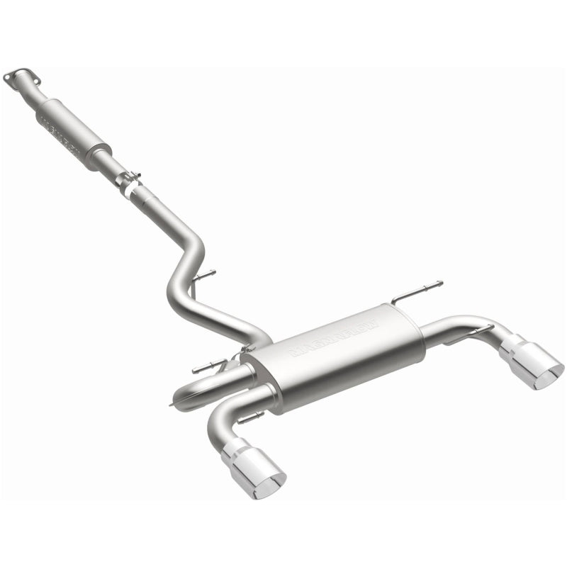 Magnaflow 15157 - MAG15157 - MagnaFlow 13 Scion FR-S / 13 Subaru BRZ Dual Split Rear Exit Stainless Cat Back Performance Exhaust - Shipped in Europe - Tuningsupply.com