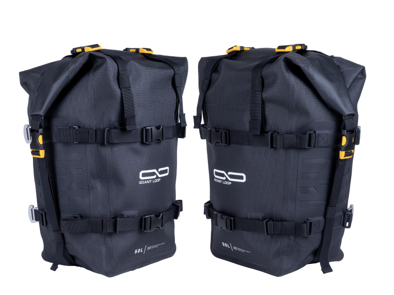 Giant Loop - GIAMTPN25-B - Giant Loop MotoTrekk Panniers 50L - Black - Shipped in Europe - Tuningsupply.com