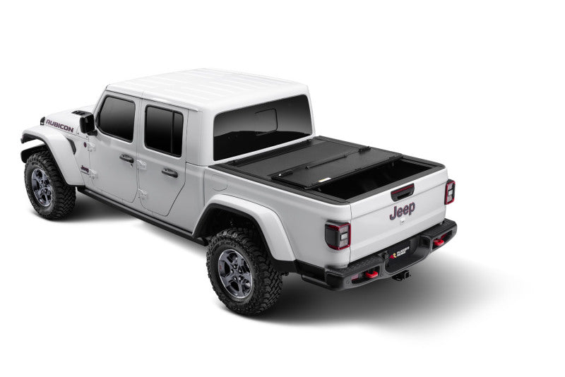 Rugged Ridge 13550.24 - RUG13550.24 - Rugged Ridge Armis Hard Folding With LINE-X Bed Cover 2020 JT - Shipped in Europe - Tuningsupply.com