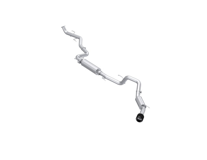 MBRP PS53233CF - MBRPS53233CF - MBRP 2024 Toyota Tacoma T304 Stainless Steel 3in Cat-Back Single Side Exit with Carbon Fiber Tip - Shipped in Europe - Tuningsupply.com