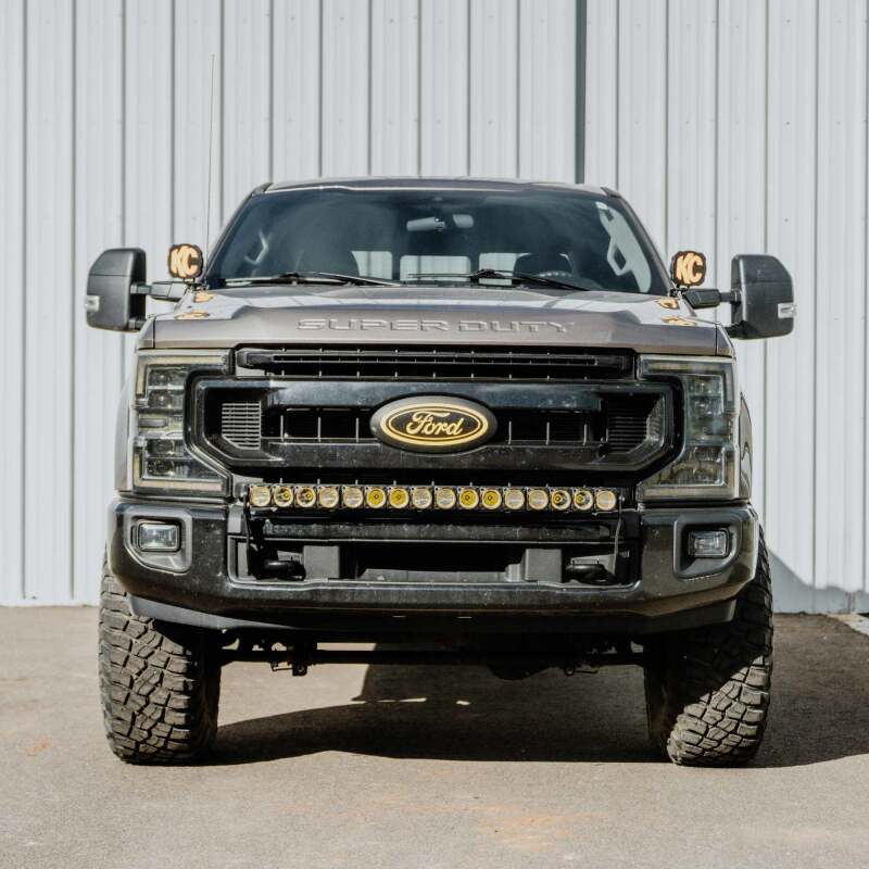 KC HiLiTES 7354 - KCL7354 - KC HiLiTES 2017+ Ford Super Duty Front Bumper Light Bar Mount For 40in Flex Era LED Light Bar - Shipped in Europe - Tuningsupply.com