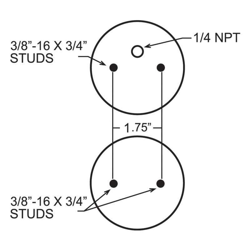 Firestone 6788 - FIR6788 - Firestone Ride-Rite Replacement Air Helper Spring (For PN 6781 / 6782 / 6783 / 6784) (W217606788) - Shipped in Europe - Tuningsupply.com
