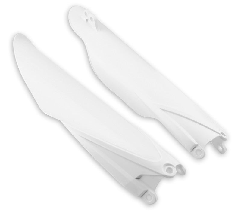 Cycra 1CYC-6901-42 - CYC1CYC-6901-42 - Cycra 10+ Yamaha WR250F-450/YZ125-450FX Fork Guards - White - Shipped in Europe - Tuningsupply.com
