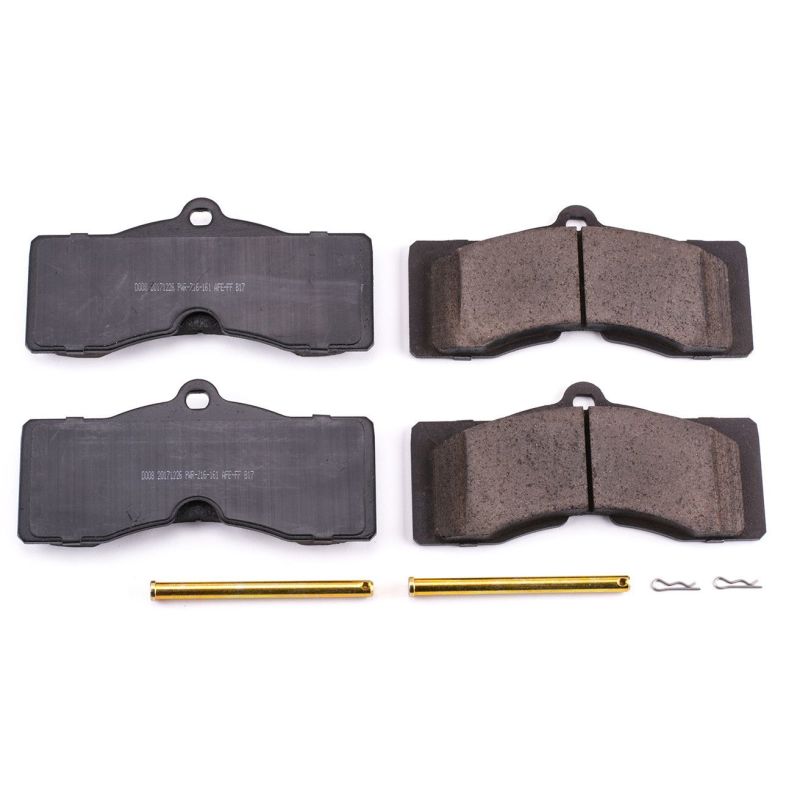 PowerStop 17-008 - PSB17-008 - Power Stop 1969 Chevrolet Camaro Vorder- oder Hinterradbremsbeläge Z17 Evolution Ceramic Brake Pads w/Hardware - Shipped in Europe - Tuningsupply.com