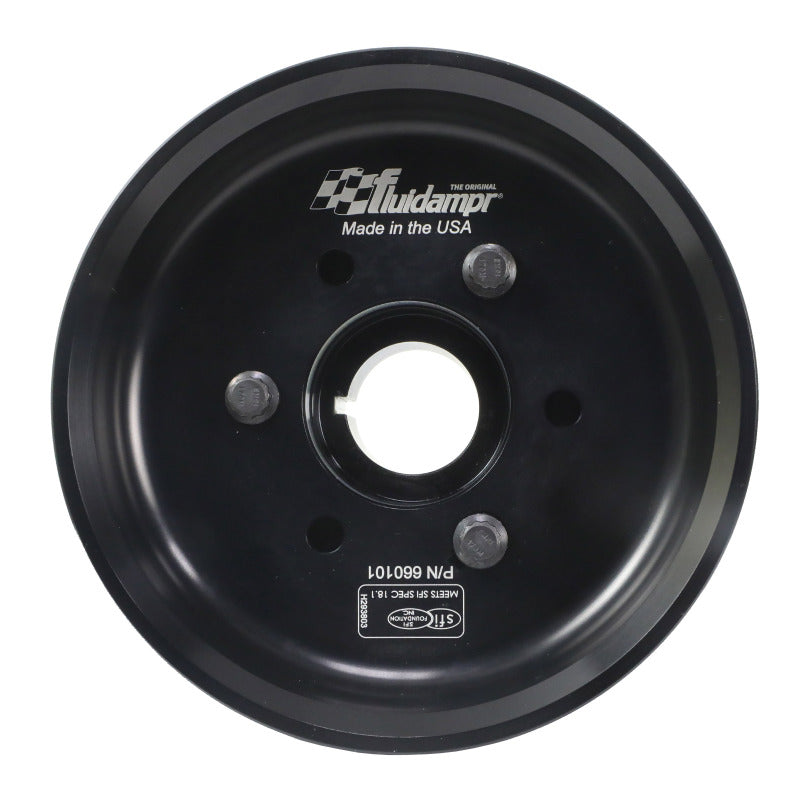 Fluidampr 660101 - FDR660101 - Fluidampr Chevy LSX 6-1/4in Damper w/Single 8 Rib 6.57in Dia Pulley Steel Internally Balanced Damper - Shipped in Europe - Tuningsupply.com