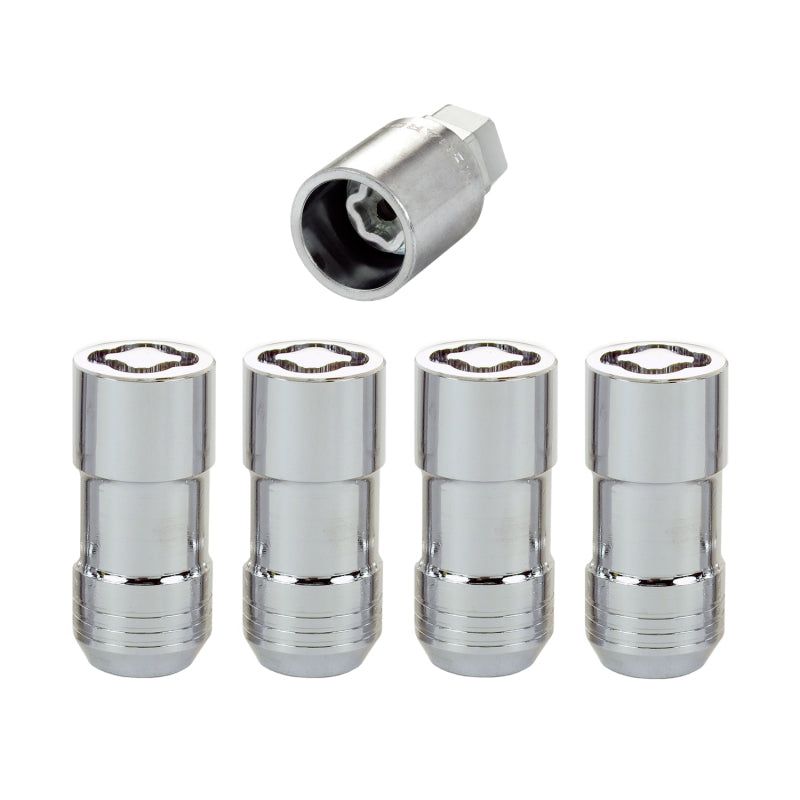 McGard 24210 - MCG24210 - McGard Wheel Lock Nut Set - 4pk. (Cone Seat) M14X1.5 / 21mm & 22mm Dual Hex / 1.965in. L - Chrome - Shipped in Europe - Tuningsupply.com
