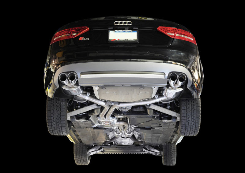 AWE Tuning 3015-42028 - AWE3015-42028 - AWE Tuning Audi B8.5 S5 3.0T Touring Edition Exhaust System - Polished Silver Tips (90mm) - Shipped in Europe - Tuningsupply.com