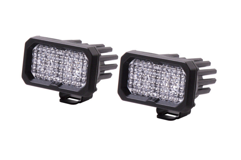 Diode Dynamics DD6394P - DIODD6394P - Diode Dynamics Stage Series 2 In LED Pod Sport - White Flood Standard RBL (Pair) - Shipped in Europe - Tuningsupply.com