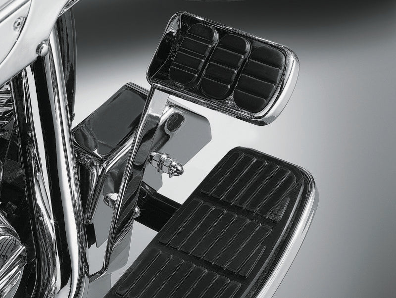 Kuryakyn 9061 - KUR9061 - Kuryakyn Extended Brake Pedal 97-07 Touring 87-17 FL Softails Chrome - Shipped in Europe - Tuningsupply.com