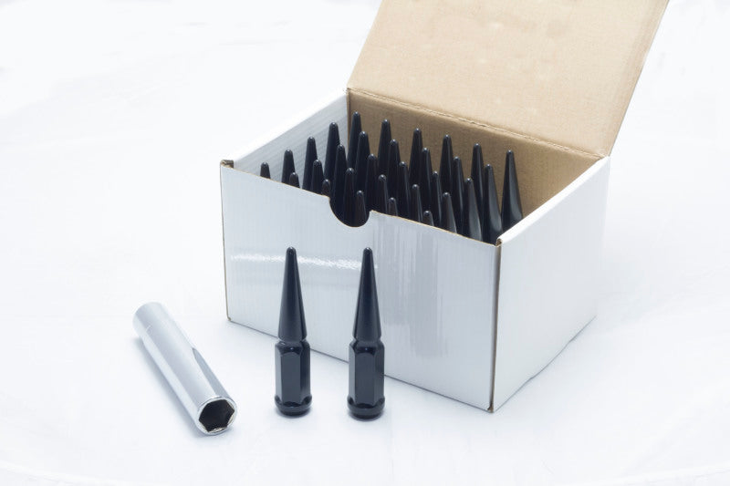 Wheel Mate 35423P - WHM35423P - Wheel Mate Spiked Lug Nuts Set of 32 - Black 14x1.50 - Shipped in Europe - Tuningsupply.com