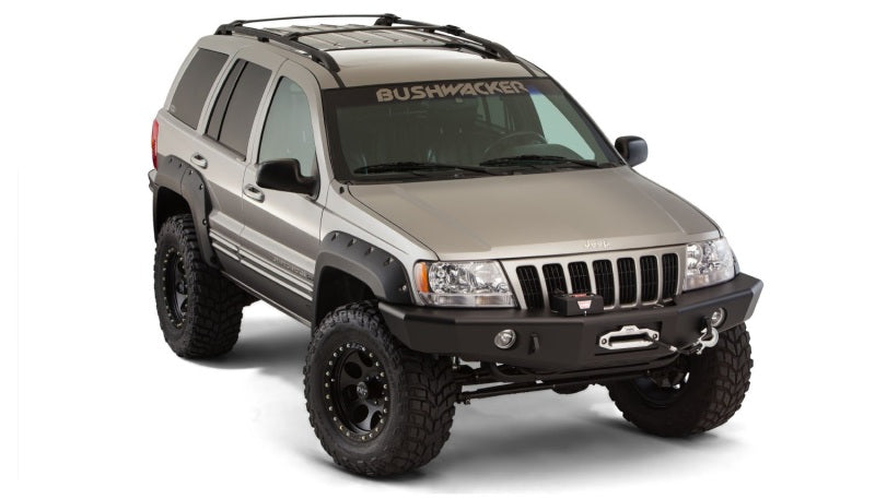 Bushwacker - BUS10926-07 - Bushwacker 99-04 Jeep Grand Cherokee Cutout Style Flares 4pc - Black - Shipped in Europe - Tuningsupply.com