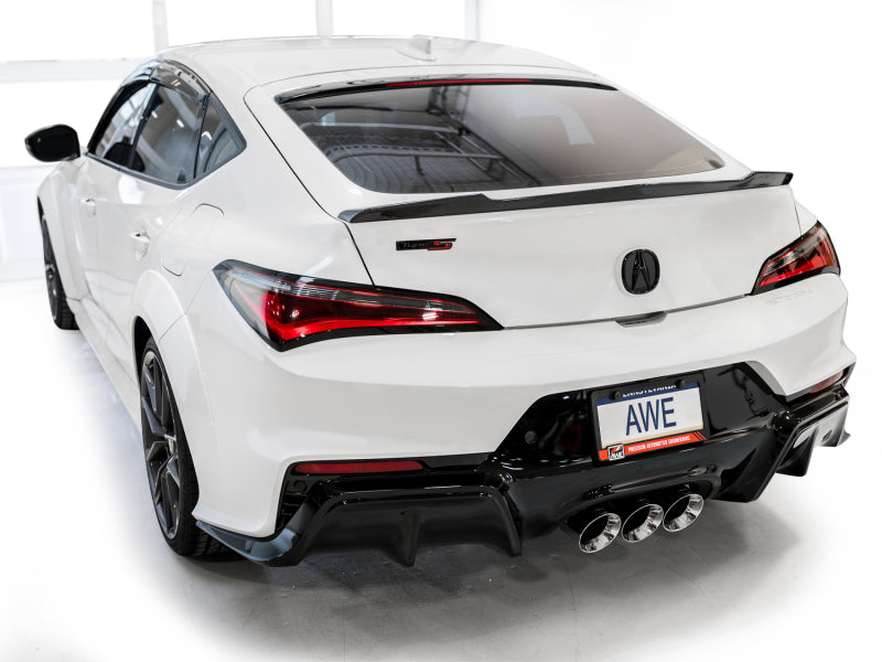 AWE Tuning 3015-52335 - AWE3015-52335 - AWE Tuning 2024 Acura Integra Type S DE5 FWD Touring Edition Exhaust w/ Triple Chrome Silver Tips - Shipped in Europe - Tuningsupply.com