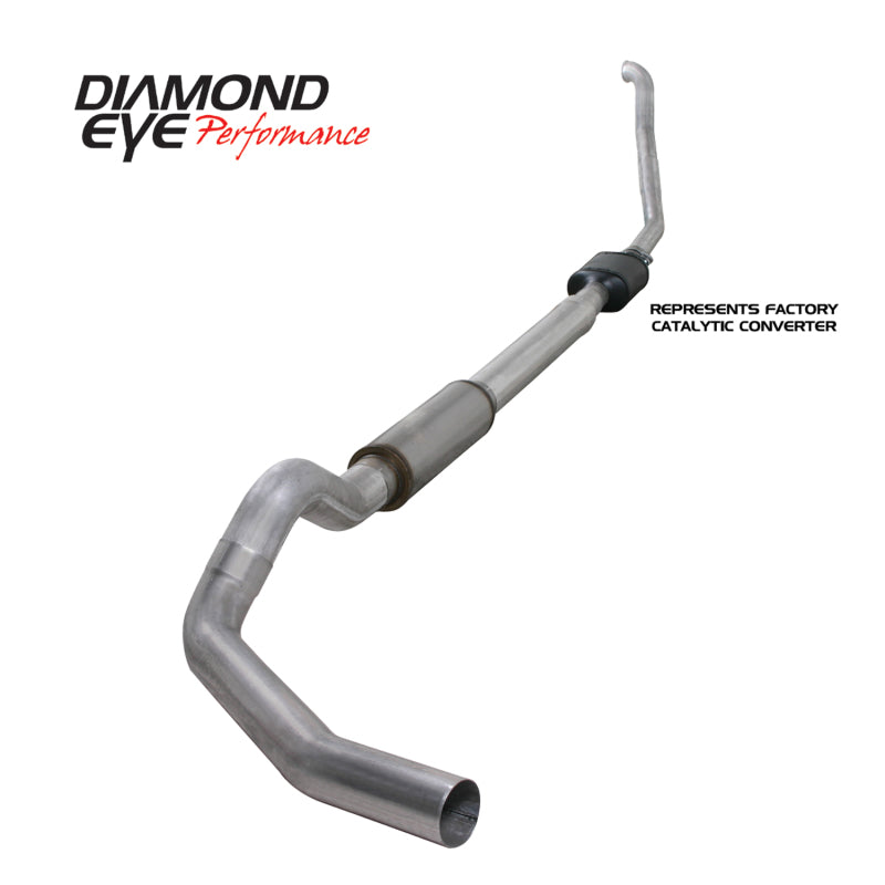 Diamond Eye Performance - DEPK5314A - Diamond Eye KIT 5in Turbo Back SGL AL: 94-97 FORD 7.3L F250/F350 PWRSTROKE NFS W/ CARB EQUIV STDS - Shipped in Europe - Tuningsupply.com