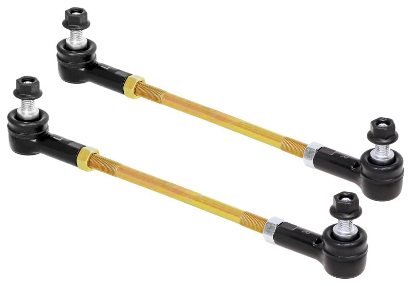 RockJock RJ-203005-101 - ROKRJ-203005-101 - RockJock Adjustable Sway Bar End Link Kit 10 1/2in Long Rods w/ Sealed Rod Ends and Jam Nuts pair - Shipped in Europe - Tuningsupply.com