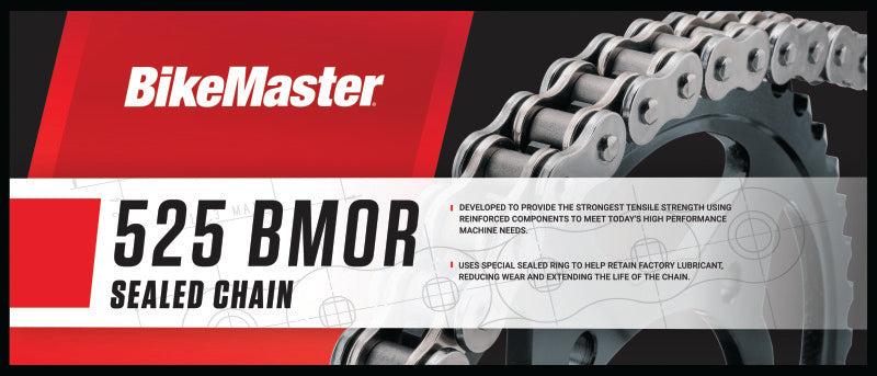 BikeMaster 197254 - BKM197254 - BikeMaster 525x108 BMOR O-Ring Chain - Shipped in Europe - Tuningsupply.com