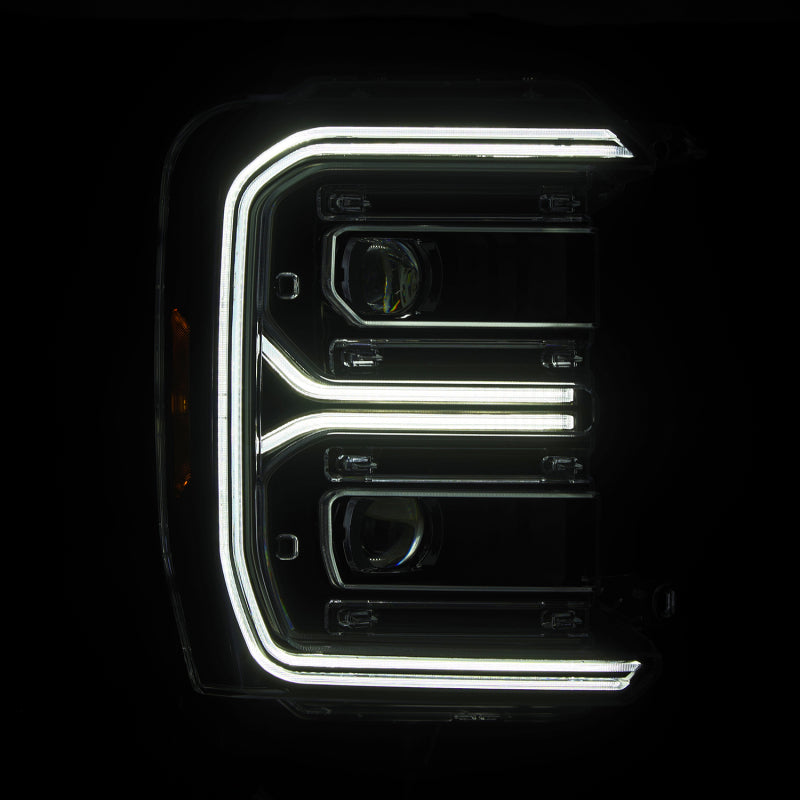 AlphaRex 880909 - ARX880909 - AlphaRex 23-26 Ford F-250 SD LUXX LED Proj Headlights Blk w/Activ Light/Seq Signal/Switchback - Shipped in Europe - Tuningsupply.com