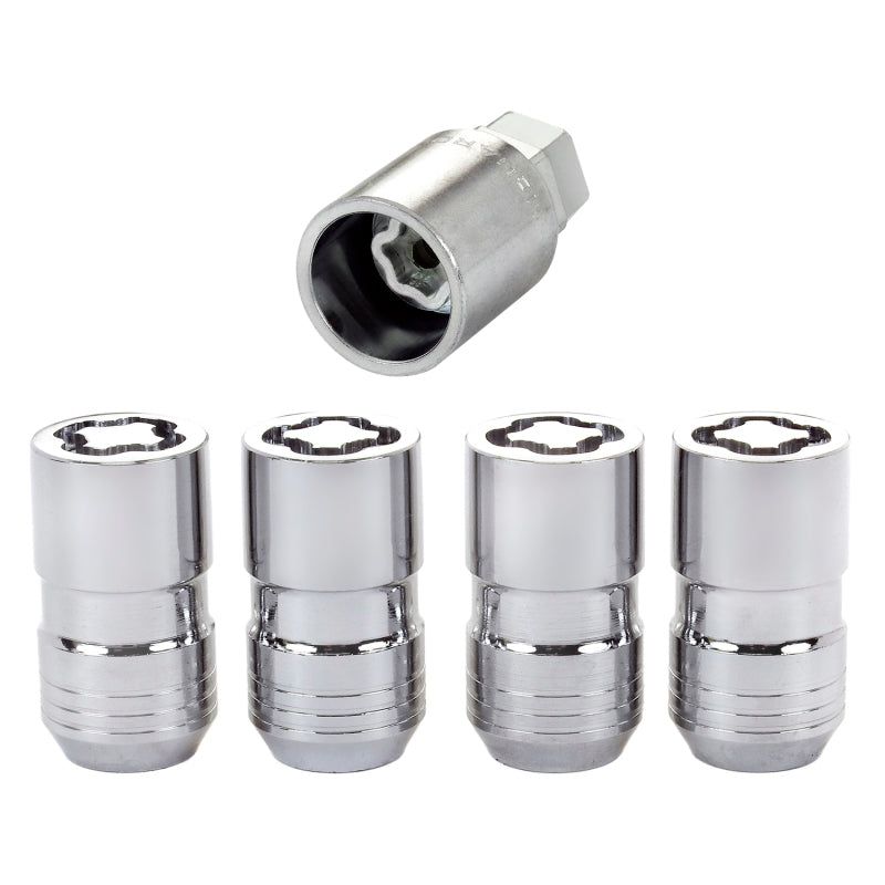 McGard 24215 - MCG24215 - McGard Wheel Lock Nut Set - 4pk. (Cone Seat) M14X1.5 / 21mm & 22mm Dual Hex / 1.639in. L - Chrome - Shipped in Europe - Tuningsupply.com