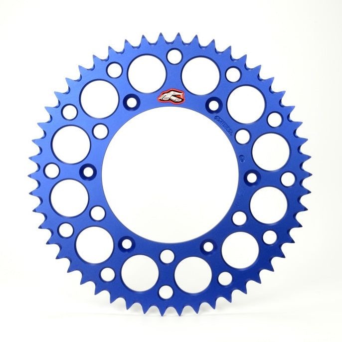 Renthal 224U-520-49GPBU - REN224U-520-49GPBU - Renthal 2018 Husqvarna FE 250 Rear Grooved Sprocket - Blue 520-49P Teeth - Shipped in Europe - Tuningsupply.com