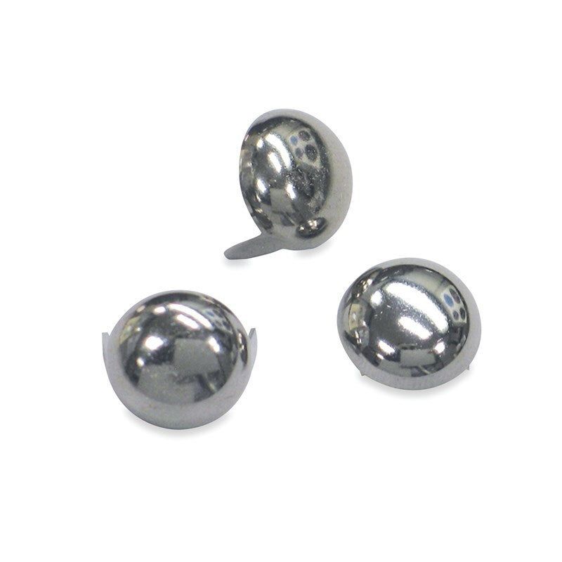 Mustang Motorcycle 78079 - MMP78079 - Mustang Studs 12.5mm (Bag of 20) - Chrome - Shipped in Europe - Tuningsupply.com