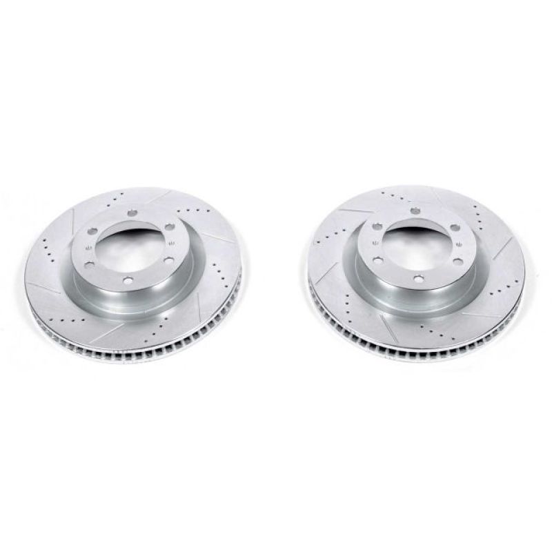 PowerStop JBR1395XPR - PSBJBR1395XPR - Power Stop 10-24 Toyota 4Runner Front Evolution Drilled & Slotted Rotors - Pair - Shipped in Europe - Tuningsupply.com