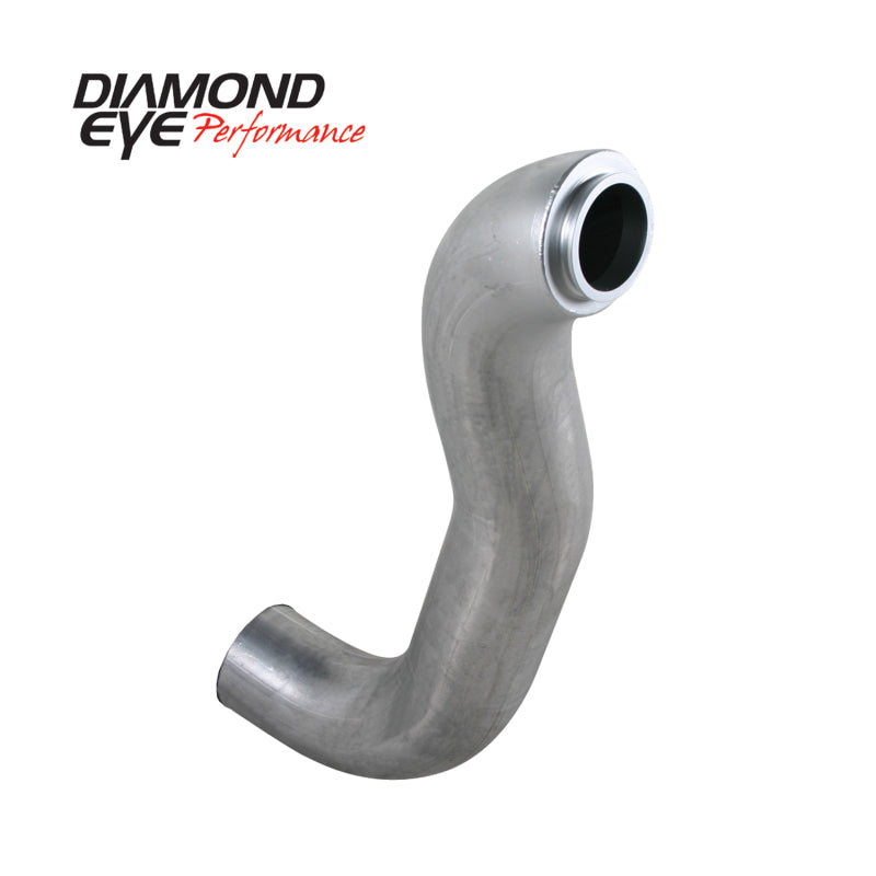 Diamond Eye Performance 220100 - DEP220100 - Diamond Eye Downpipe 4in TB Single AL DODGE 5.9L 2500/3500 89-93 4X4 ONLY - Shipped in Europe - Tuningsupply.com