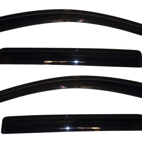 AVS 94642 - AVS94642 - AVS 11-18 Mitsubishi Outlander (Excl. Sport) Ventvisor Outside Mount Window Deflectors 4pc - Smoke - Shipped in Europe - Tuningsupply.com