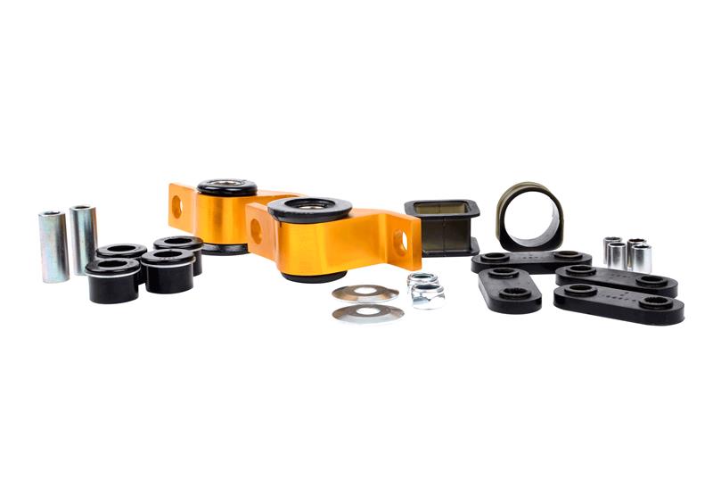 Whiteline W71647 - WHLW71647 - Whiteline Plus 97-05 Nissan Frontier D22 2WD Rear Spring Eye and Shackle Bushing - Shipped in Europe - Tuningsupply.com