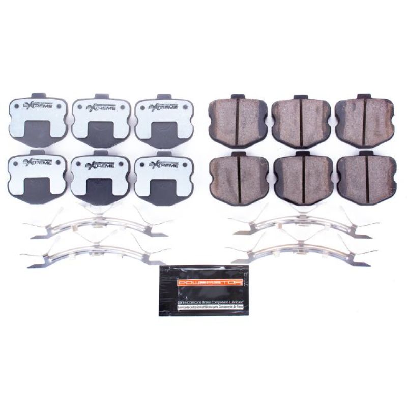 PowerStop Z26-1185F - PSBZ26-1185F - Power Stop 06-13 Chevrolet Corvette Front Z26 Extreme Street Brake Pads w/Hardware - Shipped in Europe - Tuningsupply.com