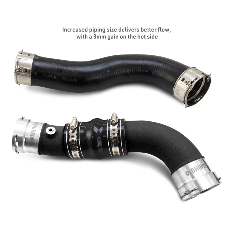 Mishimoto MMICP-TAC-24BK - MISMMICP-TAC-24BK - Mishimoto 2024+ Toyota Tacoma Intercooler Pipe Kit - Black - Shipped in Europe - Tuningsupply.com