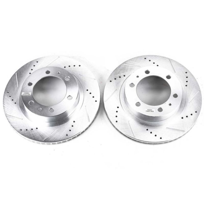 PowerStop JBR1121XPR - PSBJBR1121XPR - Power Stop 03-09 Toyota 4Runner Rotors avant percés et fendus Evolution - Paire - Shipped in Europe - Tuningsupply.com