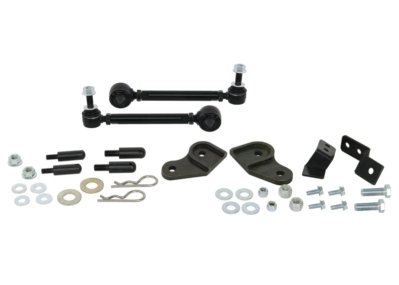 Whiteline KLC237 - WHLKLC237 - Whiteline 07-17 Jeep Wrangler / JK Front Sway Bar Link Kit - Shipped in Europe - Tuningsupply.com