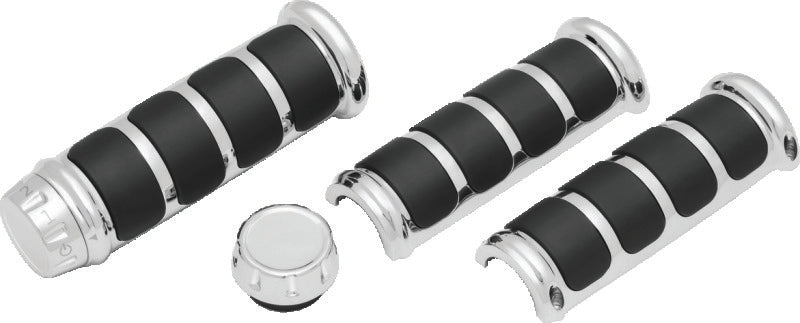 Kuryakyn 6780 - KUR6780 - Kuryakyn ISO Grips For Heated Grips Chrome - Shipped in Europe - Tuningsupply.com
