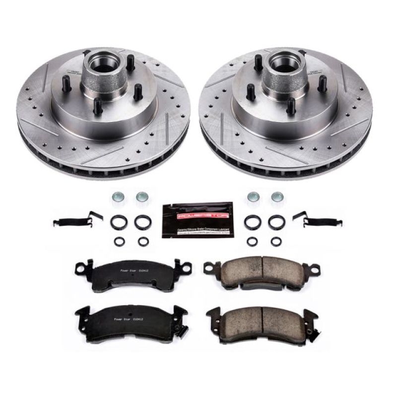 PowerStop K4539 - PSBK4539 - Power Stop 71-73 Buick Centurion Front Z23 Evolution Sport Brake Kit - Shipped in Europe - Tuningsupply.com