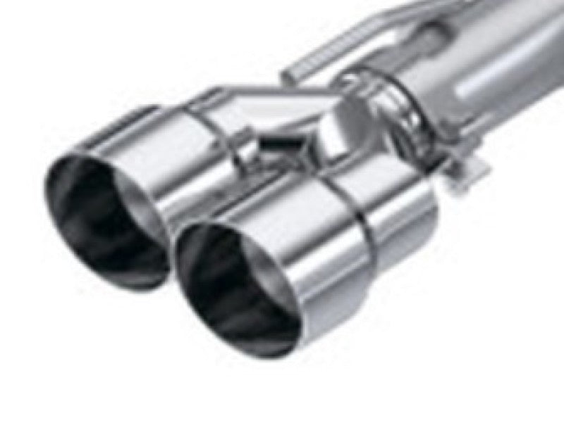 MBRP PT5182 - MBRPT5182 - MBRP 3in ID / Dual 4in OD Out Staggered L 9.87in / R 9.37in Single Wall T304 SS Univ Exhaust Tip - Shipped in Europe - Tuningsupply.com