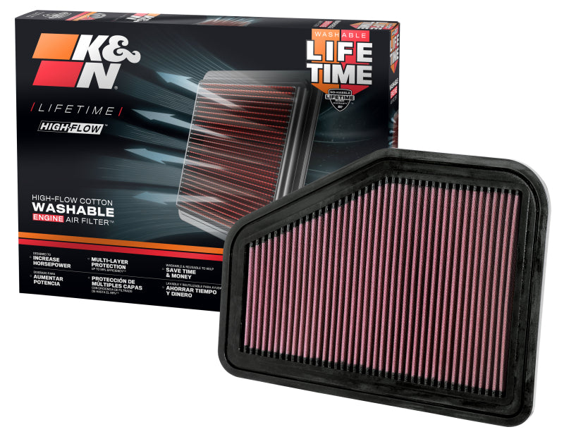 K&N Engineering 33-2919 - KNN33-2919 - K&N 06 Holden Commodore VE Drop In Air Filter - Shipped in Europe - Tuningsupply.com