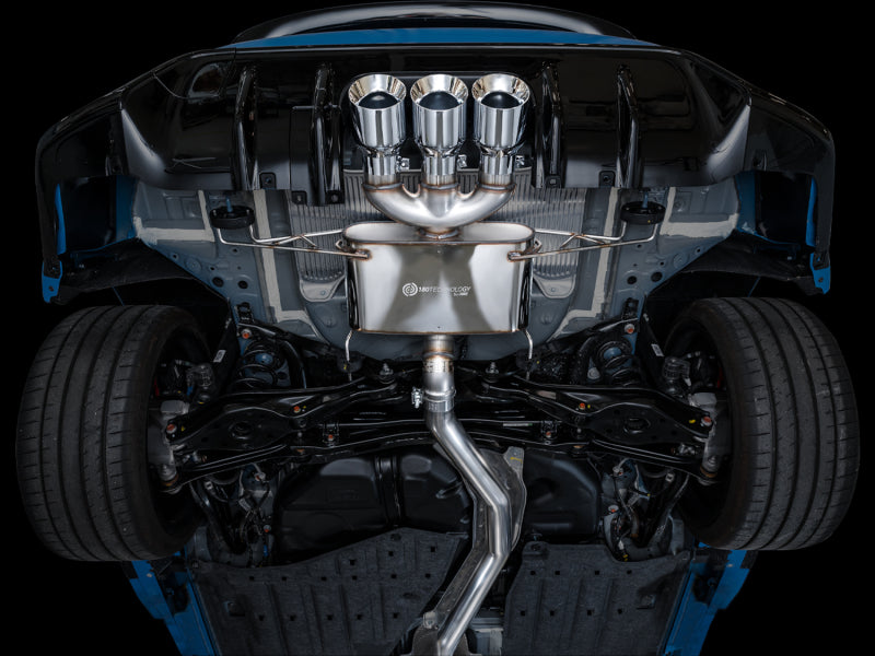 AWE Tuning 3015-52287 - AWE3015-52287 - AWE Tuning 2023 Honda Civic Type R FL5 Touring Edition Exhaust w/ Triple Chrome Silver Tips - Shipped in Europe - Tuningsupply.com