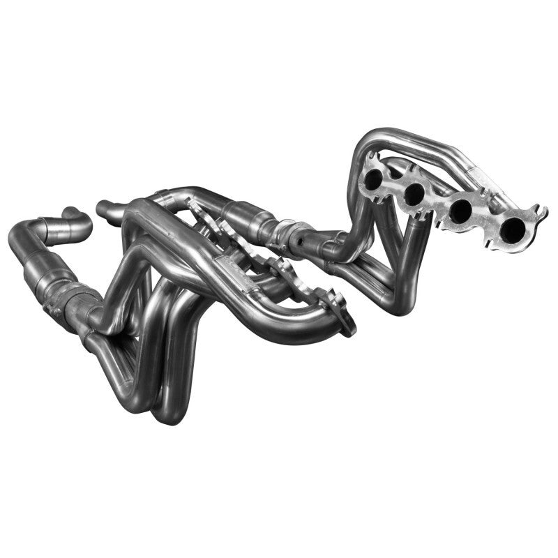 Kooks Headers 1151H642 - KSH1151H642 - Kooks 2024 Mustang GT/D.H. 5.0L 4V 2in x 3in SS Headers w/ H.O Green Catted Connection Pipe - Shipped in Europe - Tuningsupply.com