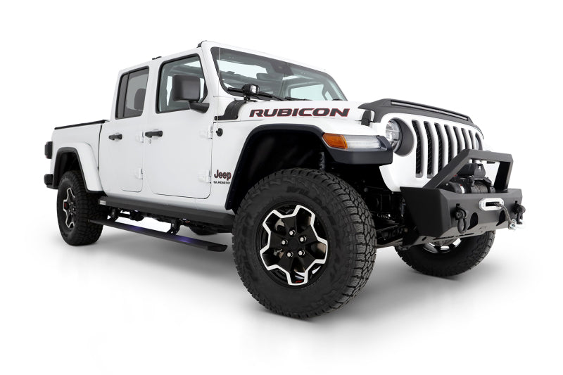 AMP Research - AMP77135-01A - AMP Research 20-24 Jeep JT Gladiator (Launch/Overlnd/Rubicon/Sport/Sport S) PowerStep XL - Black - Shipped in Europe - Tuningsupply.com