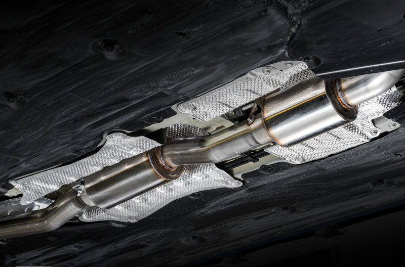 AWE Tuning 3015-43000 - AWE3015-43000 - AWE Tuning 2017+ Honda Civic Type R Touring Edition Exhaust w/Front & Mid Pipe - Diamond Blk Tips - Shipped in Europe - Tuningsupply.com