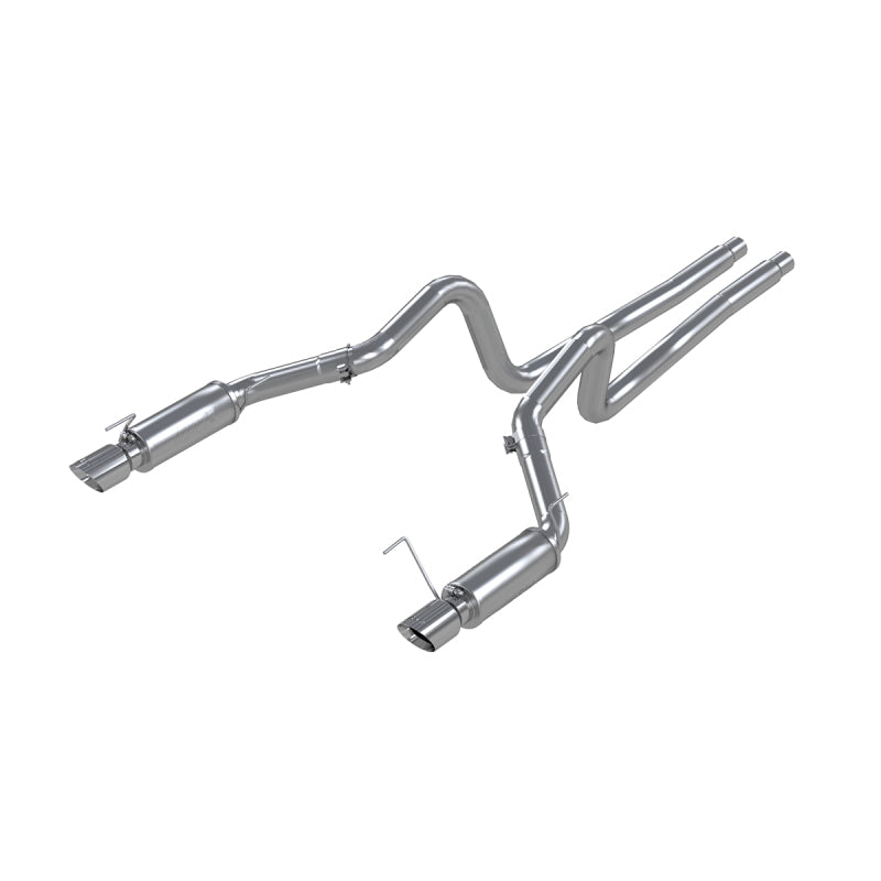 MBRP PS7270AL - MBRPS7270AL - MBRP 05-09 Ford Mustang GT 4.6L Dual Split Rear Race Version AL/ 3in Cat Back Exhaust System - Shipped in Europe - Tuningsupply.com
