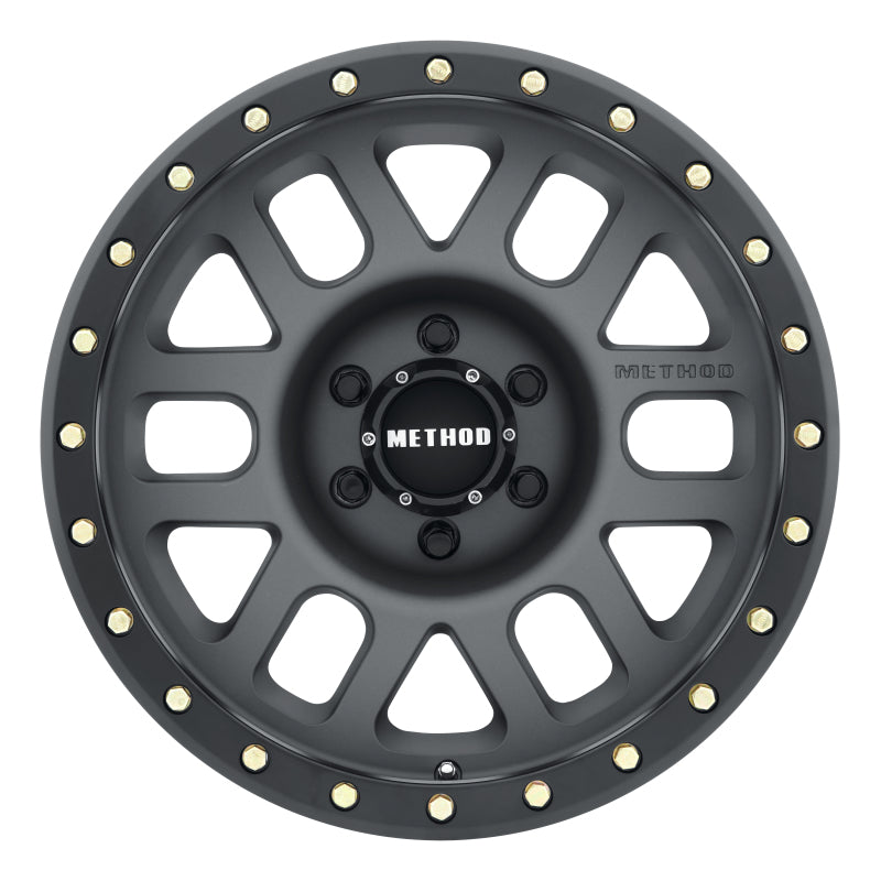 Method Wheels - MRWMR30978560800 - Method MR309 Grid 17x8.5 0mm Offset 6x5.5 108mm CB Titanium/Black Street Loc Wheel - Shipped in Europe - Tuningsupply.com