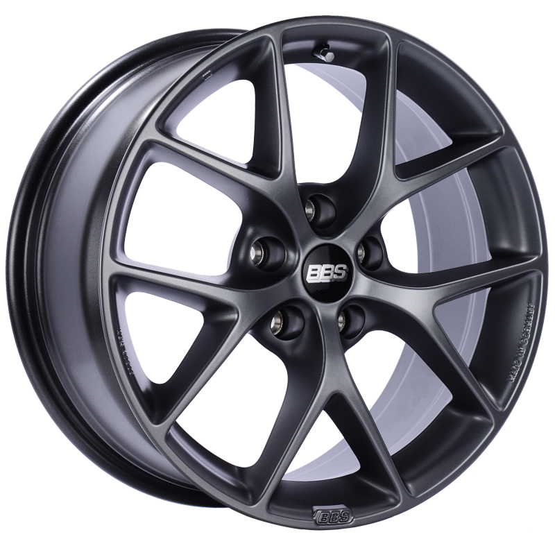 BBS SR017SG - BBSSR017SG - BBS SR 18x8 5x114.3 ET40 Satin Grey Wheel -82mm PFS/Clip Required - Shipped in Europe - Tuningsupply.com