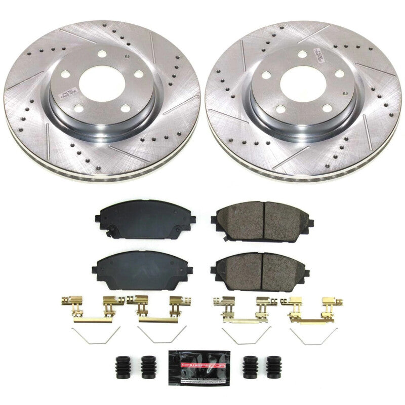 PowerStop K8755 - PSBK8755 - Power Stop 20-22 Mazda CX-30 Front Z23 Evolution Brake Kit - Shipped in Europe - Tuningsupply.com