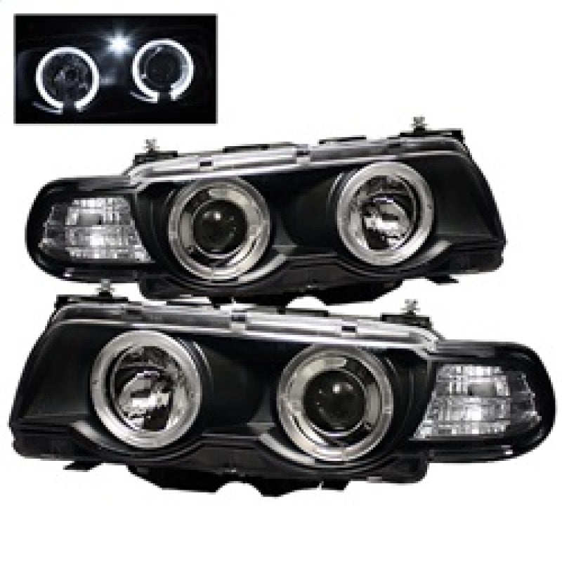 SPYDER 5008862 - SPY5008862 - Spyder BMW E38 7-Series 99-01 Projector Headlights 1PC Xenon- LED Halo Blk PRO-YD-BMWE3899-HID-HL-BK - Shipped in Europe - Tuningsupply.com