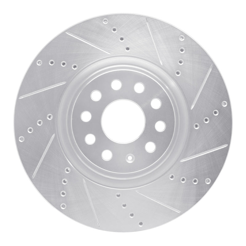 R1 Concepts 631-74034R - RNC631-74034R - R1 2012-2025 Audi TTS Quattro Front Right Drilled & Slotted Silver Brake Rotor - Shipped in Europe - Tuningsupply.com