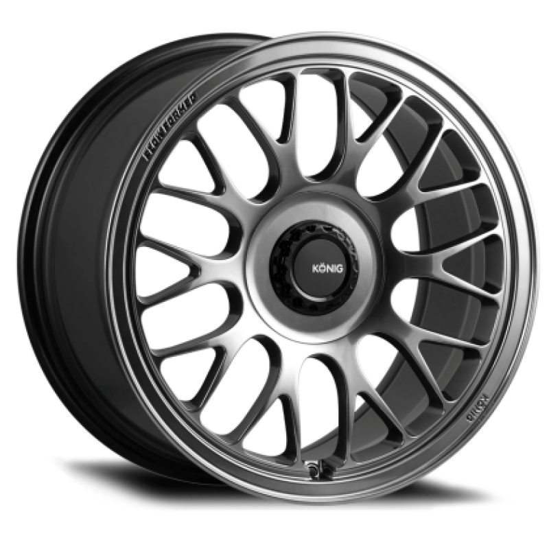 Konig MK85100356 - KNGMK85100356 - Konig MRK1 15x8 4x100 ET35 Hyper Carbon Wheel w/ Gloss Black Gear Cap/Logo/Cover Plate - Shipped in Europe - Tuningsupply.com