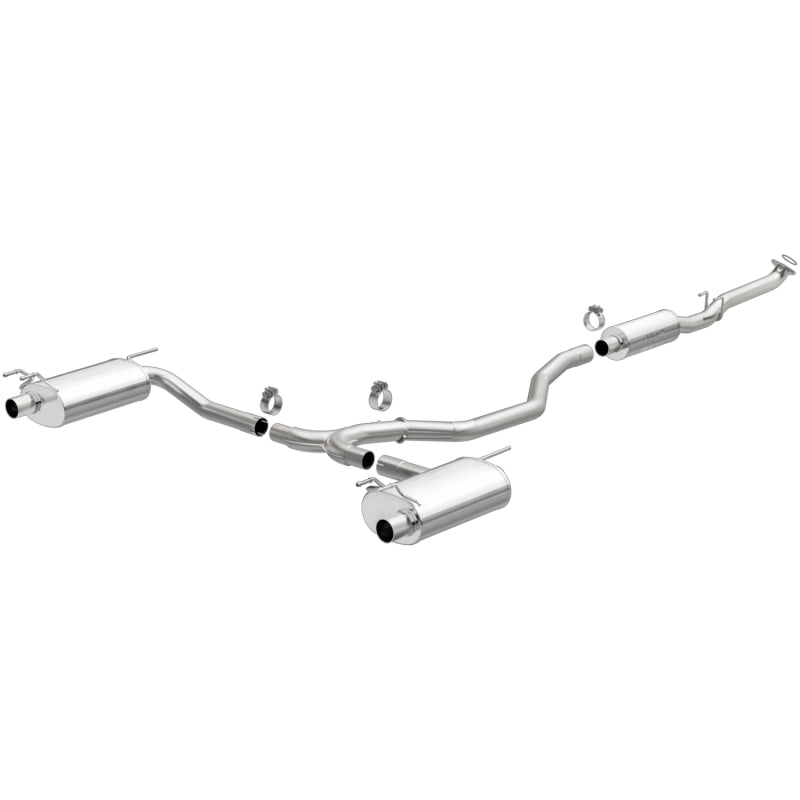 Magnaflow 19393 - MAG19393 - MagnaFlow CatBack 2018 Honda Accord L4 2.0LGAS 2.5in Dual Outlet Stainless Street Series Exhaust - Shipped in Europe - Tuningsupply.com