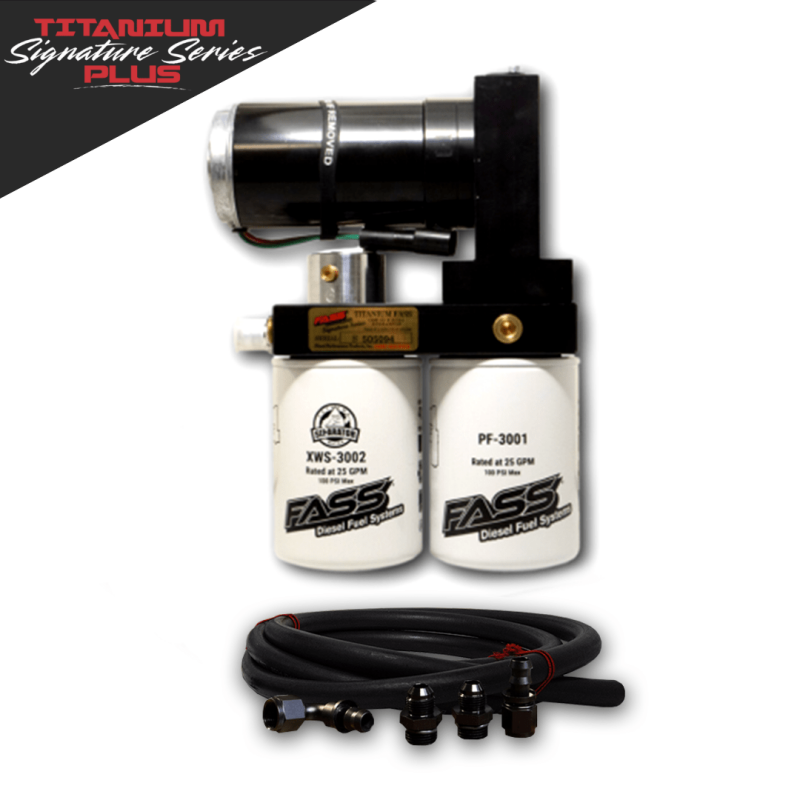 FASS Fuel Systems TSPF14250F220G - FASSTSPF14250F220G - FASS 99-07 Ford F250/F350 Powerstroke 220gph/55psi Titanium Series Plus Fuel Air Separator - Shipped in Europe - Tuningsupply.com